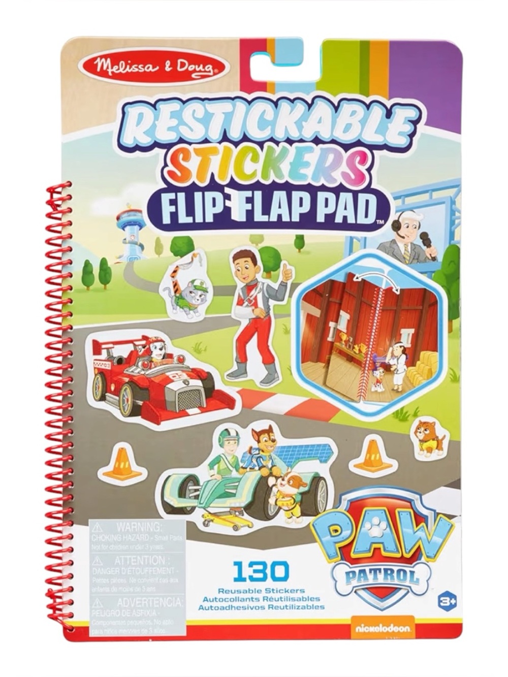 Melissa & Doug PAW Patrol Restickable Sticker Book Classic Missions